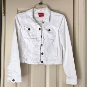 Elle white jean jacket